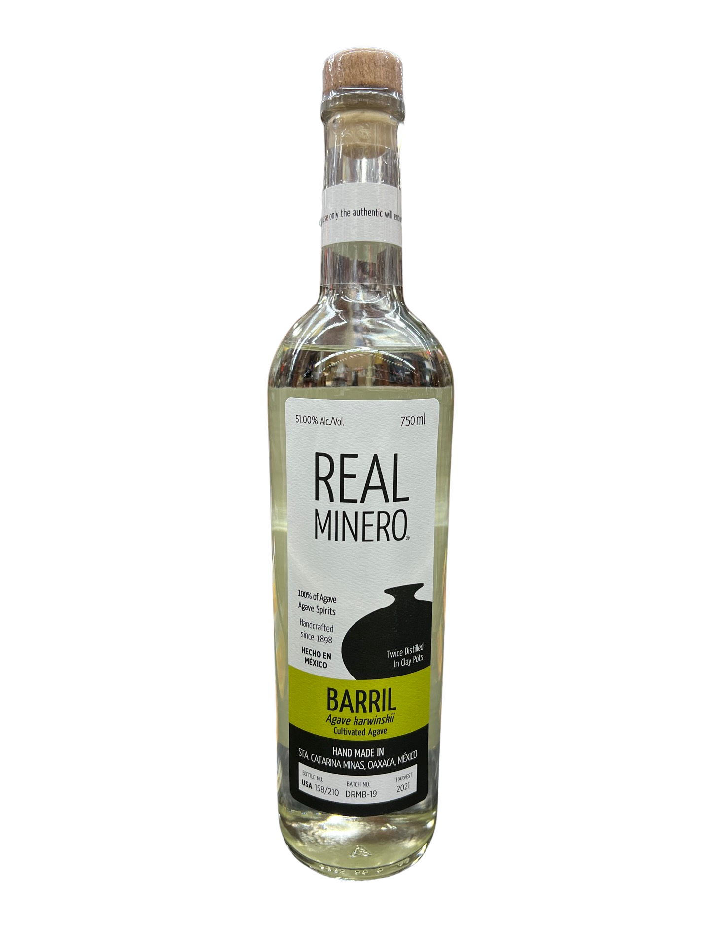 Real Minero Barril Mezcal 750ml