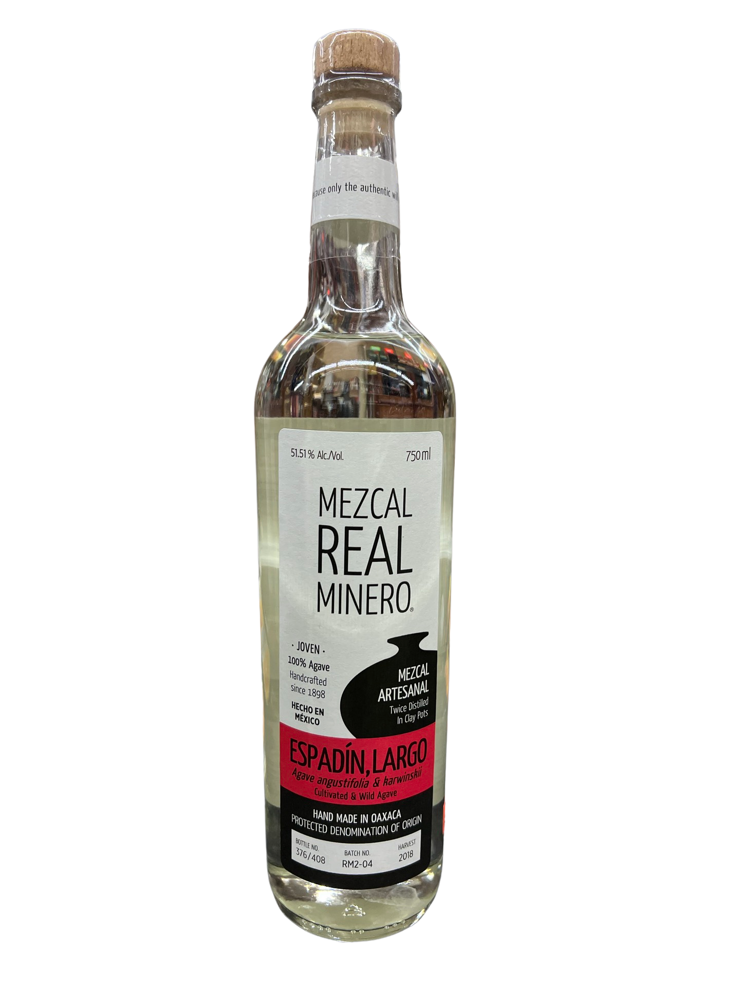 Real Minero Espadin Largo Mezcal 750ml