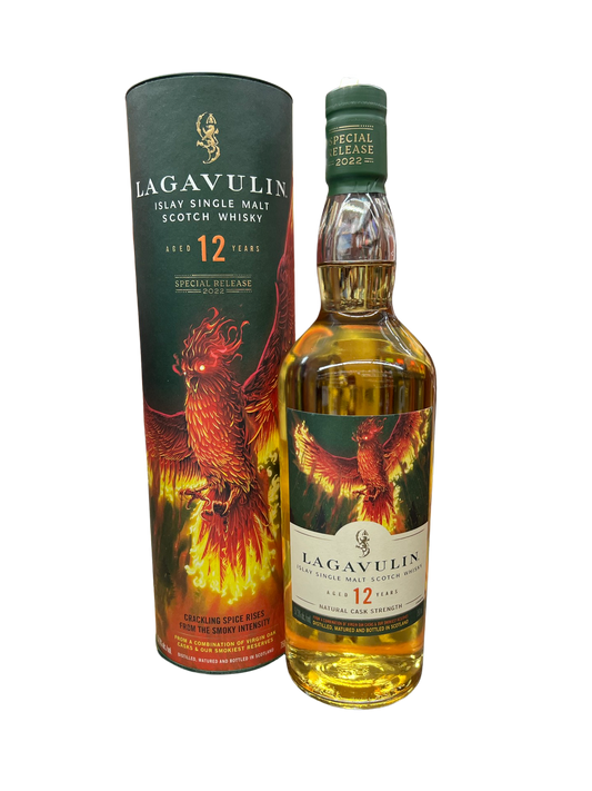 2022 Lagavulin Natural Cask Strength 12 Year Old Single Malt Scotch Whisky 750ml