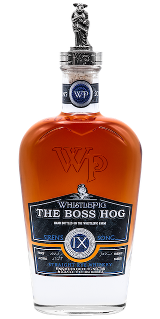WhistlePig The Boss Hog IX Siren's Song Limited Release Straight Rye Whiskey