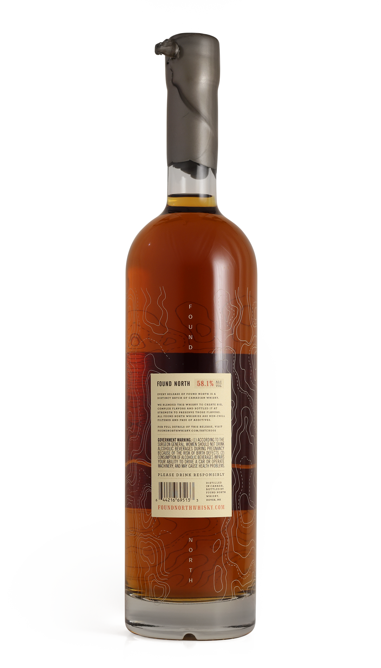 Found North 8 Year Old Batch 005 Cask Strength Whiskey 750ml