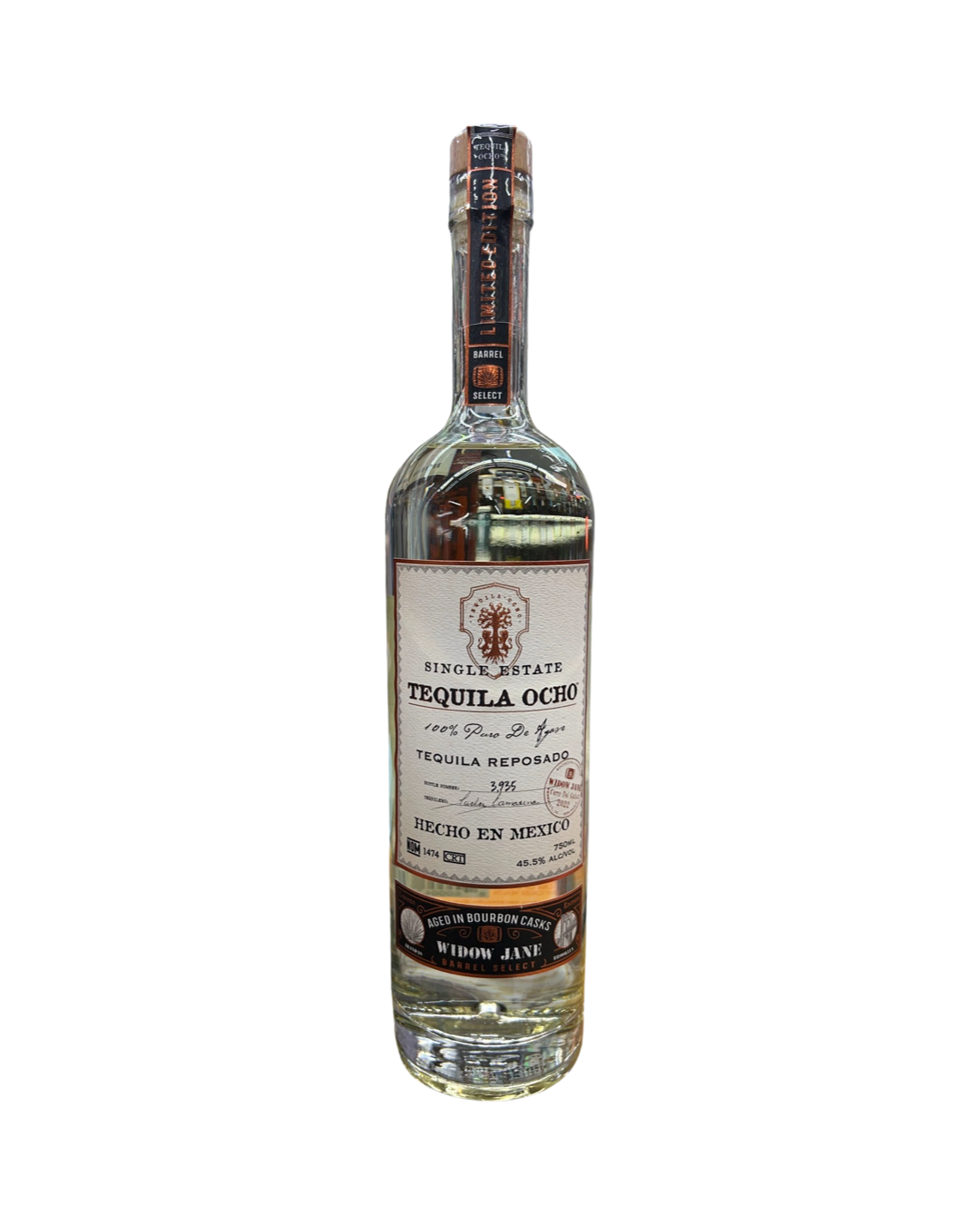 Tequila Ocho Widow Jane Barrel Select Reposado Tequila 750ml