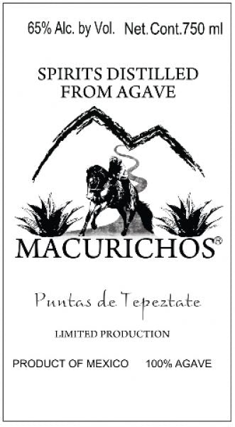 Macurichos Puntas de Tepeztate Agave Spirit 750ml