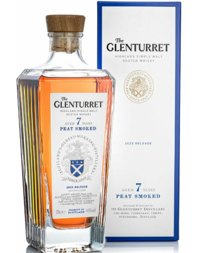 2023 Glenturret Peat Smoked 7 Year Old Single Malt Scotch Whisky 750ml