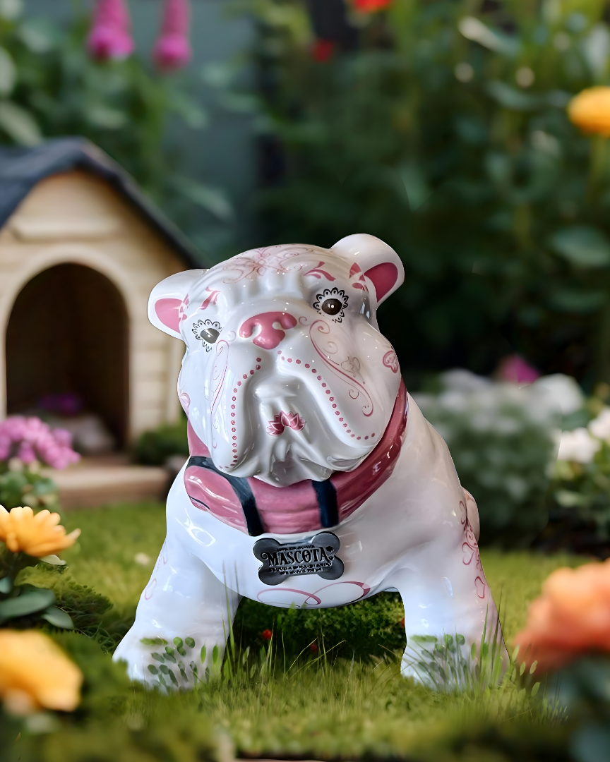Mascota Bulldog Rosa Pink Edition Blanco Tequila