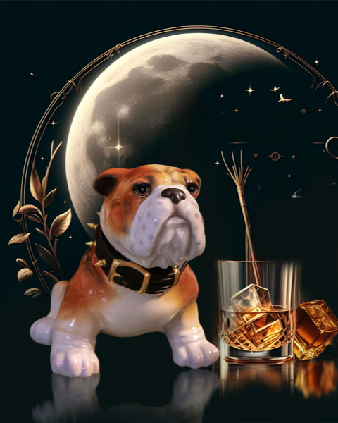 Mascota Bulldog Kentucky Straight Bourbon Whiskey