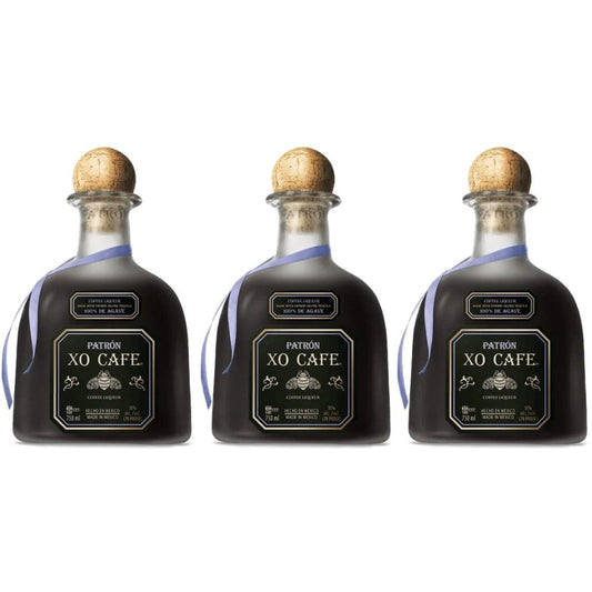 Patron XO Cafe Coffee Tequila Liqueur Bundle 750ml 3-Pack